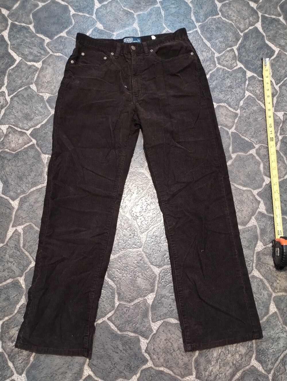 Ralph Lauren Polo Mens Brown Corduroy pants 32"x30" VINTAGE